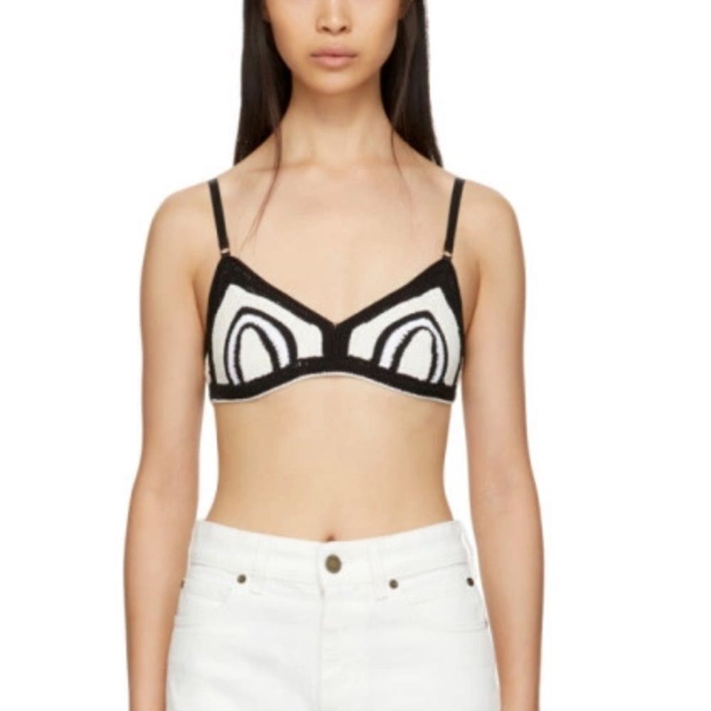 NEW Helmut Lang Crochet Bra M/L